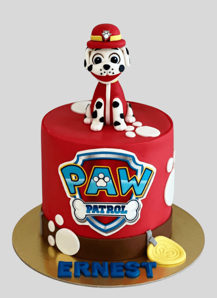 Refined Paw Patrol Cake