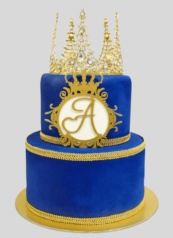 Dazzling King Crown Cake