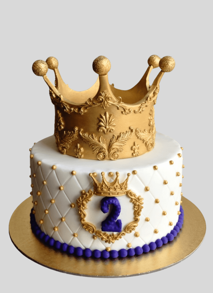 Exquisite King Crown Cake
