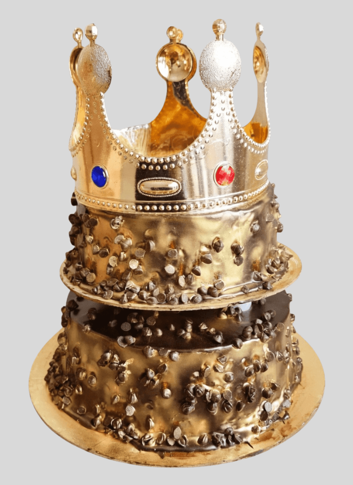 Lovely King Crown Cake Design