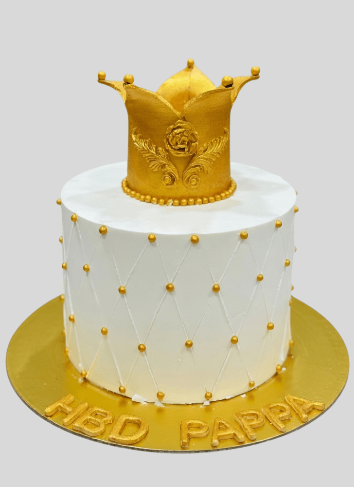 Magnetic King Crown Cake