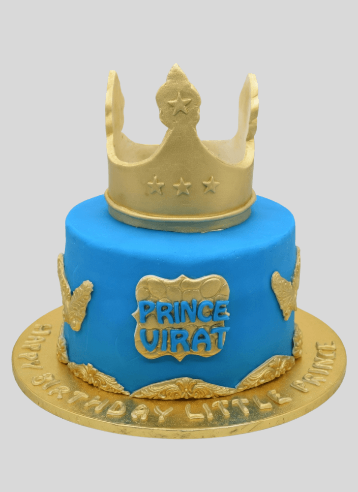 Shapely King Crown Cake