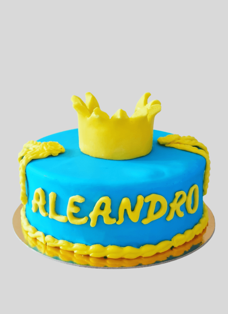Wonderful King Crown Cake Design