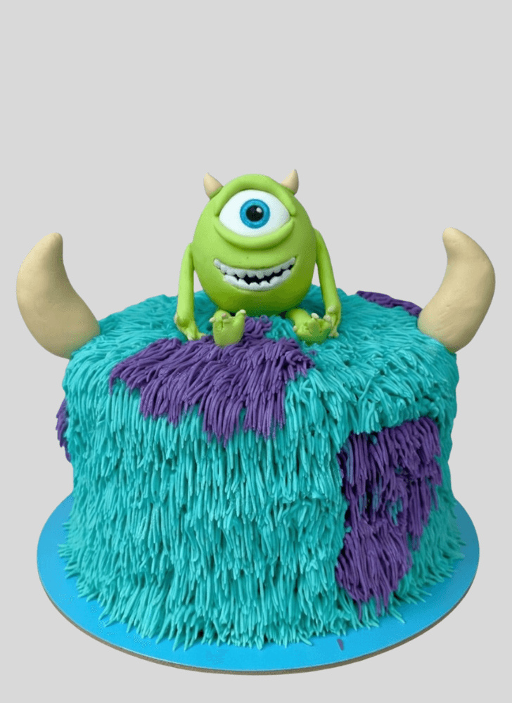 Angelic Mike Wazowski Cake