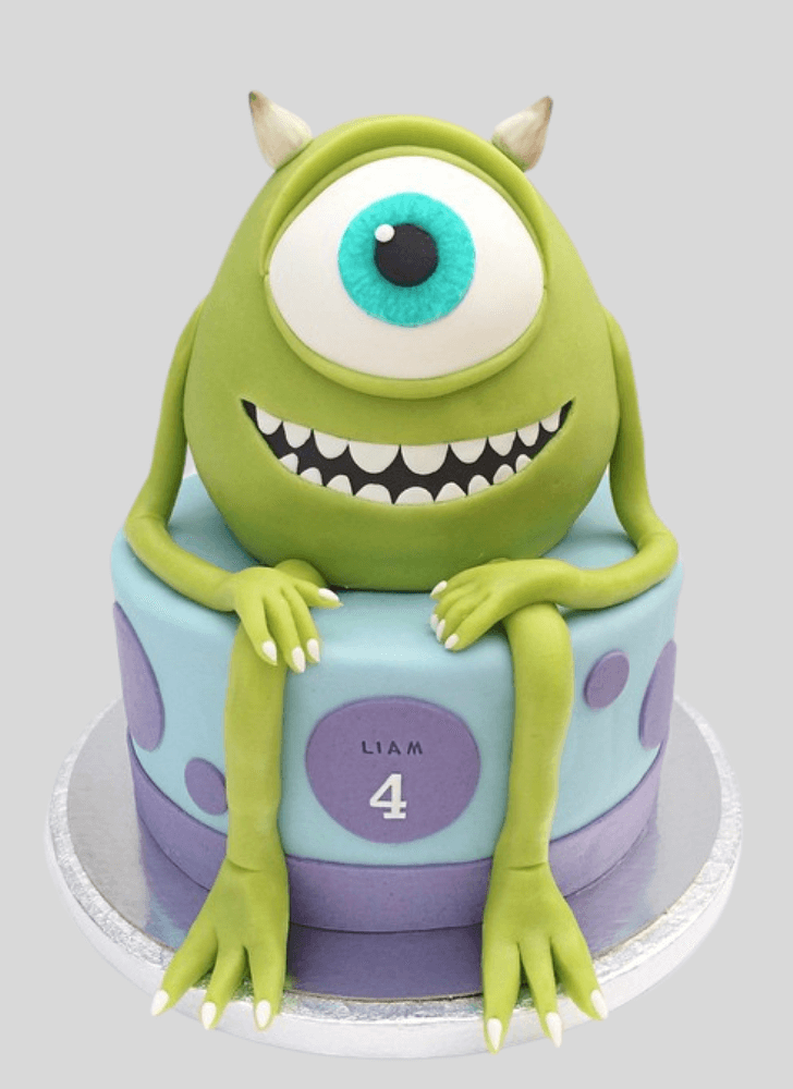 Delicate Mike Wazowski Cake
