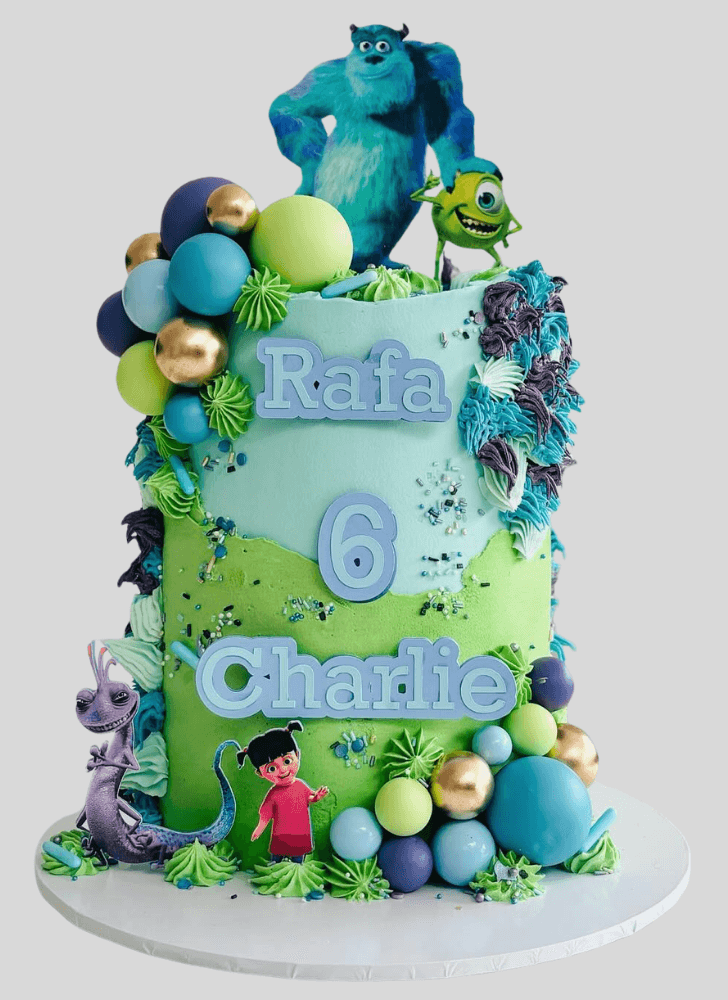 Delightful Mike Wazowski Cake