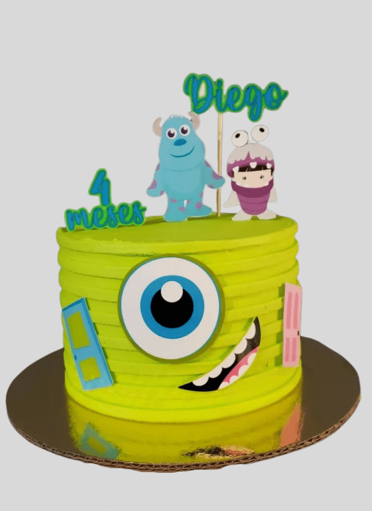 Enthralling Mike Wazowski Cake