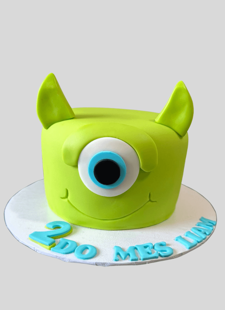 Fetching Mike Wazowski Cake