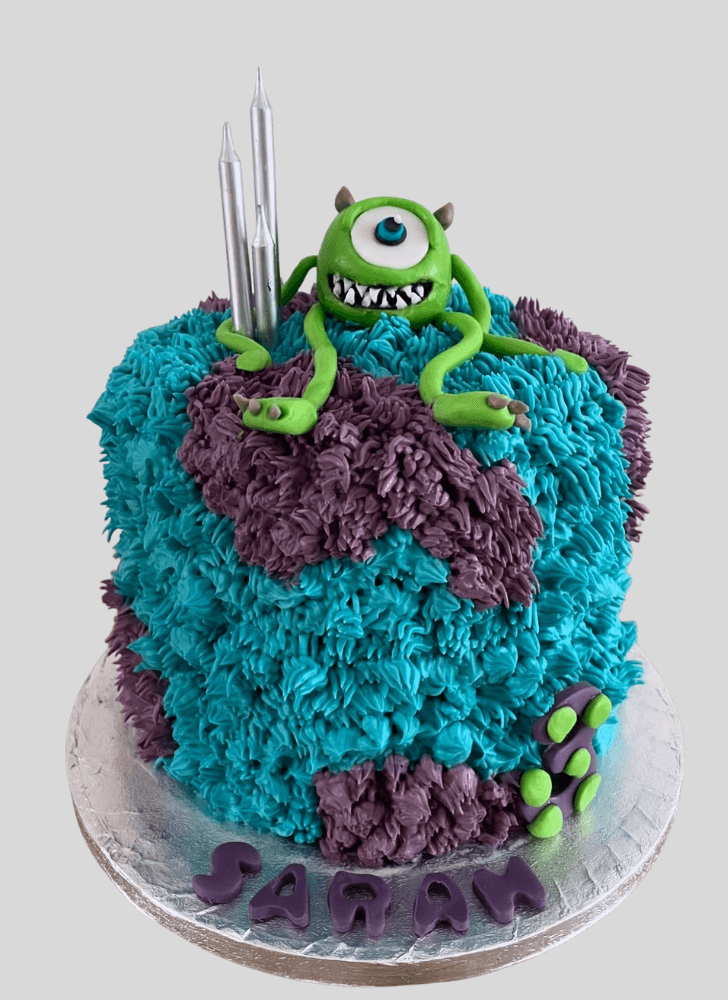 Inviting Mike Wazowski Cake