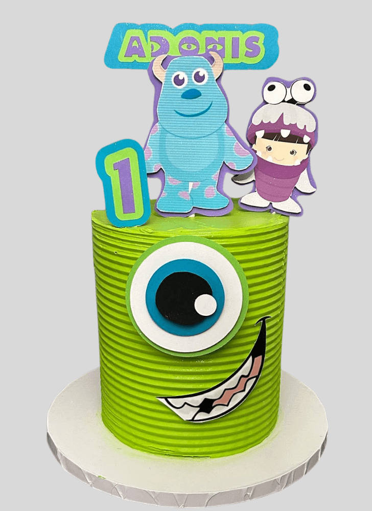 Nice Mike Wazowski Cake