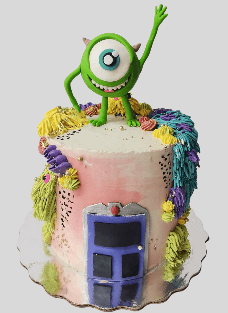 Pleasing Mike Wazowski Cake