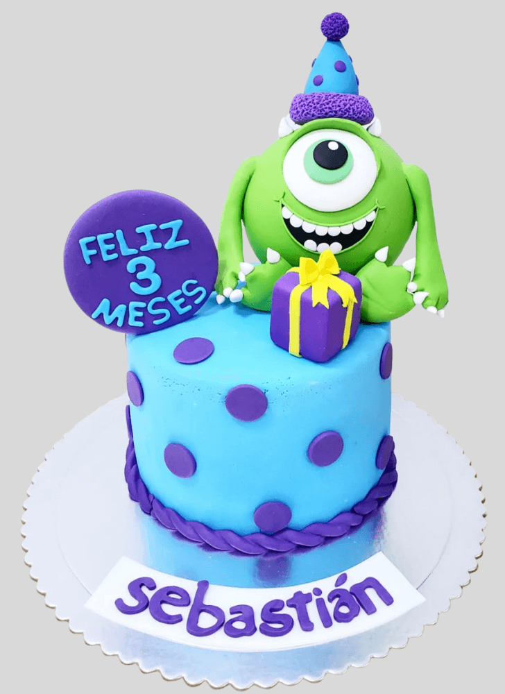 Pretty Mike Wazowski Cake