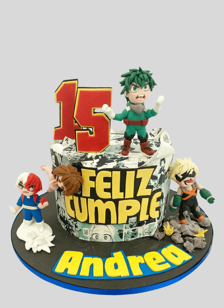 Captivating My Hero Academia Cake