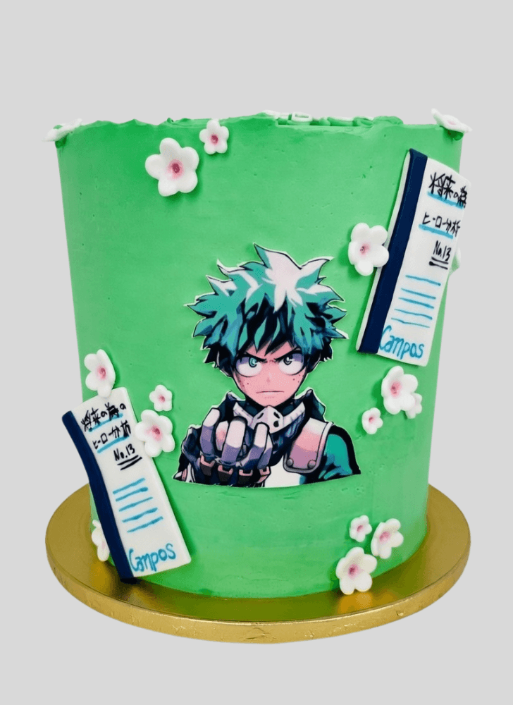Enticing My Hero Academia Cake