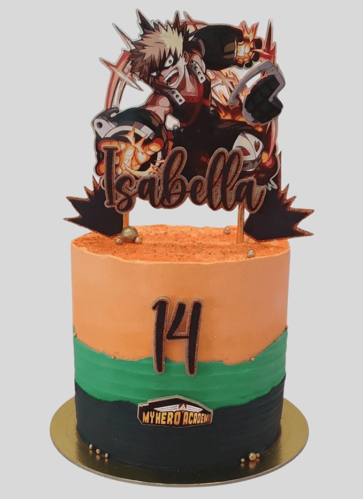 Shapely My Hero Academia Cake