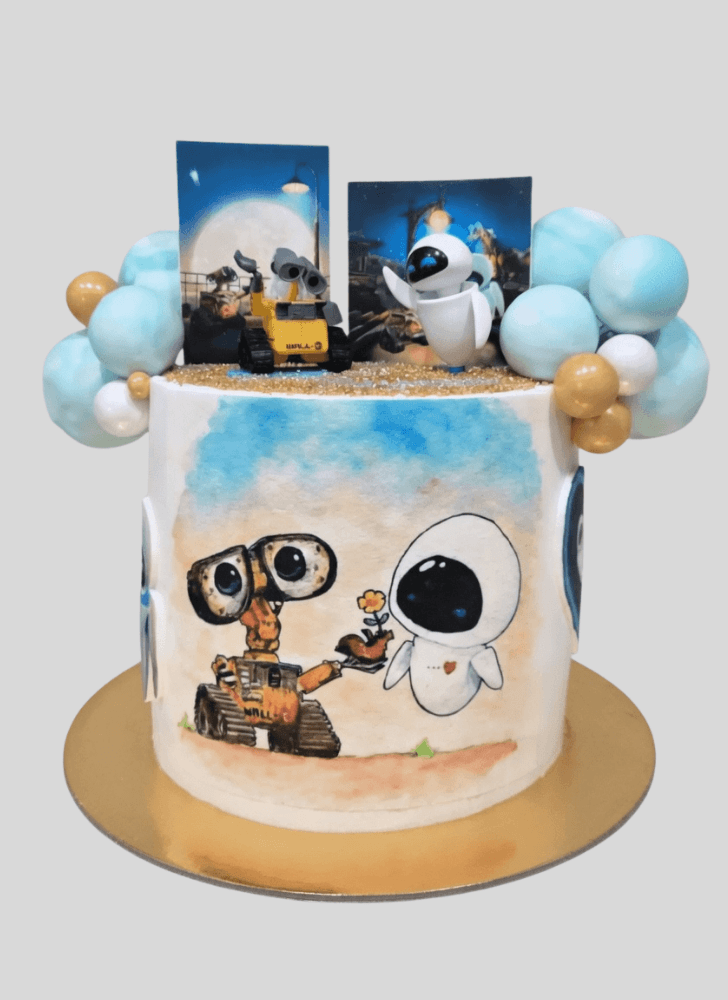 Alluring Wall-E Cake