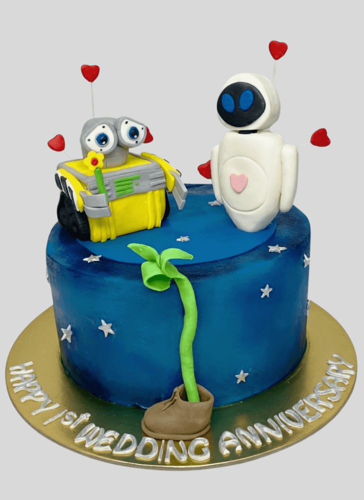 Enticing Wall-E Cake