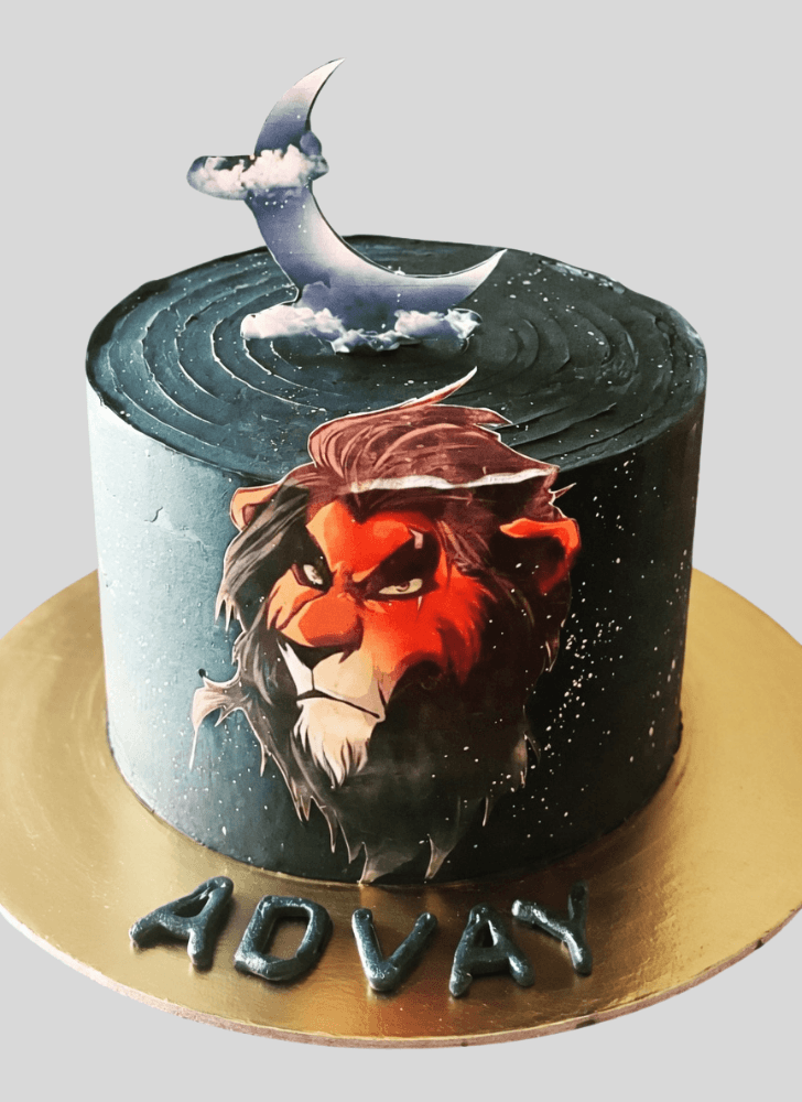 Admirable Scar Cake Design