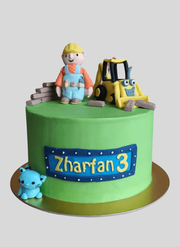 Admirable Bob The Builder Cake Design