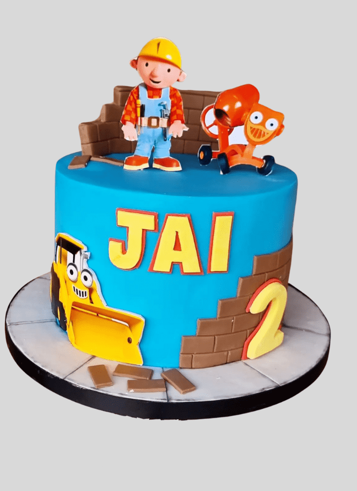 Comely Bob The Builder Cake