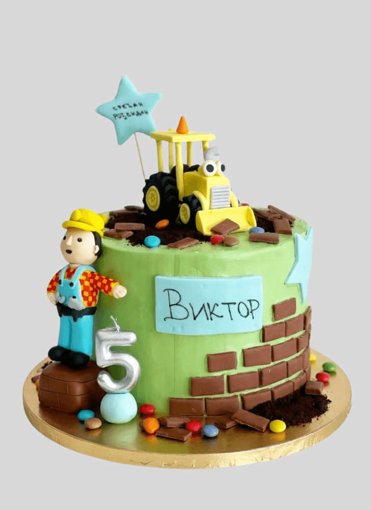 Dazzling Bob The Builder Cake