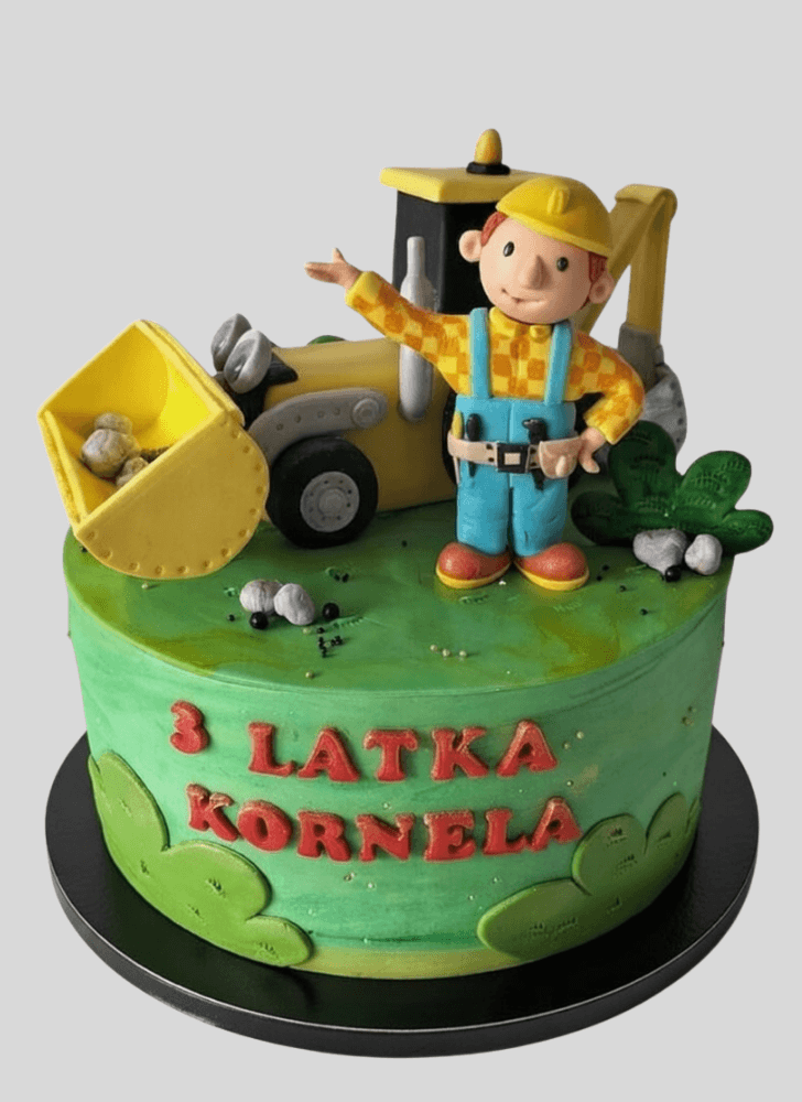 Good Looking Bob The Builder Cake