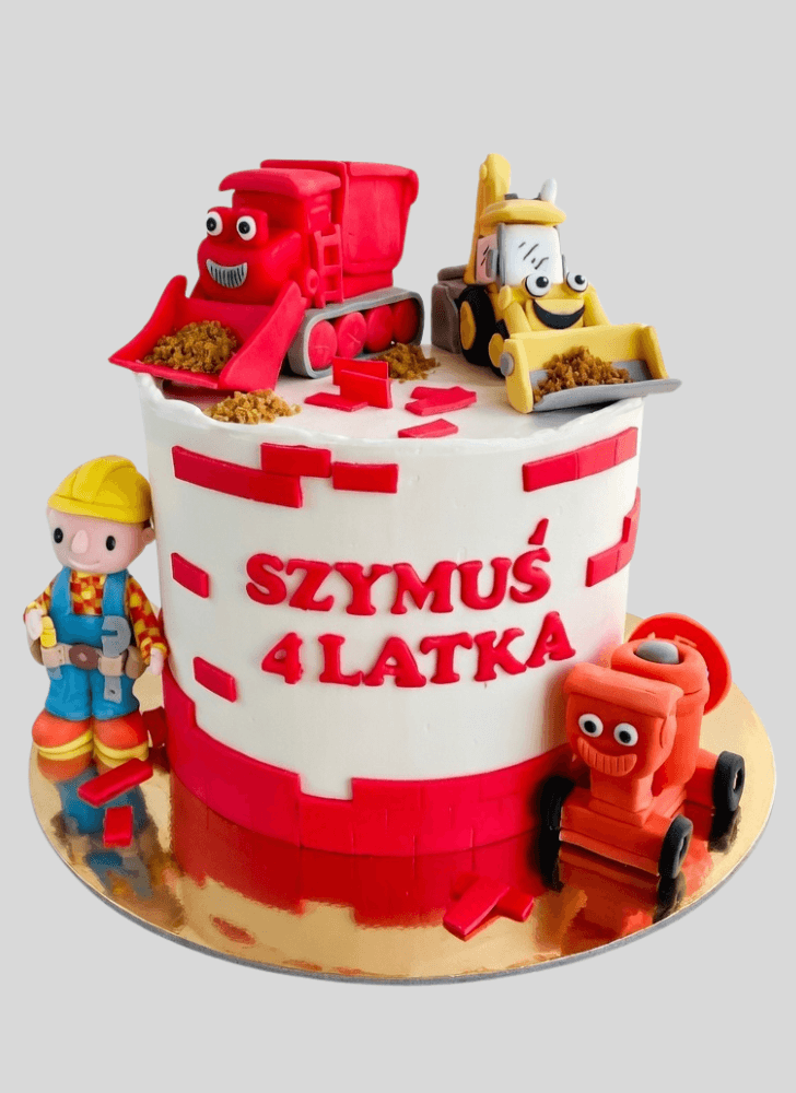 Lovely Bob The Builder Cake Design
