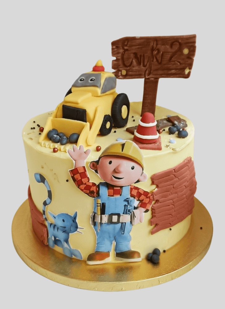 Magnificent Bob The Builder Cake