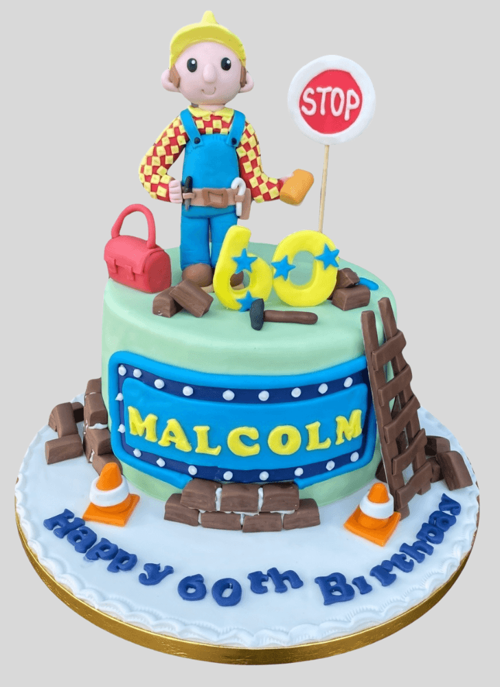 Mesmeric Bob The Builder Cake