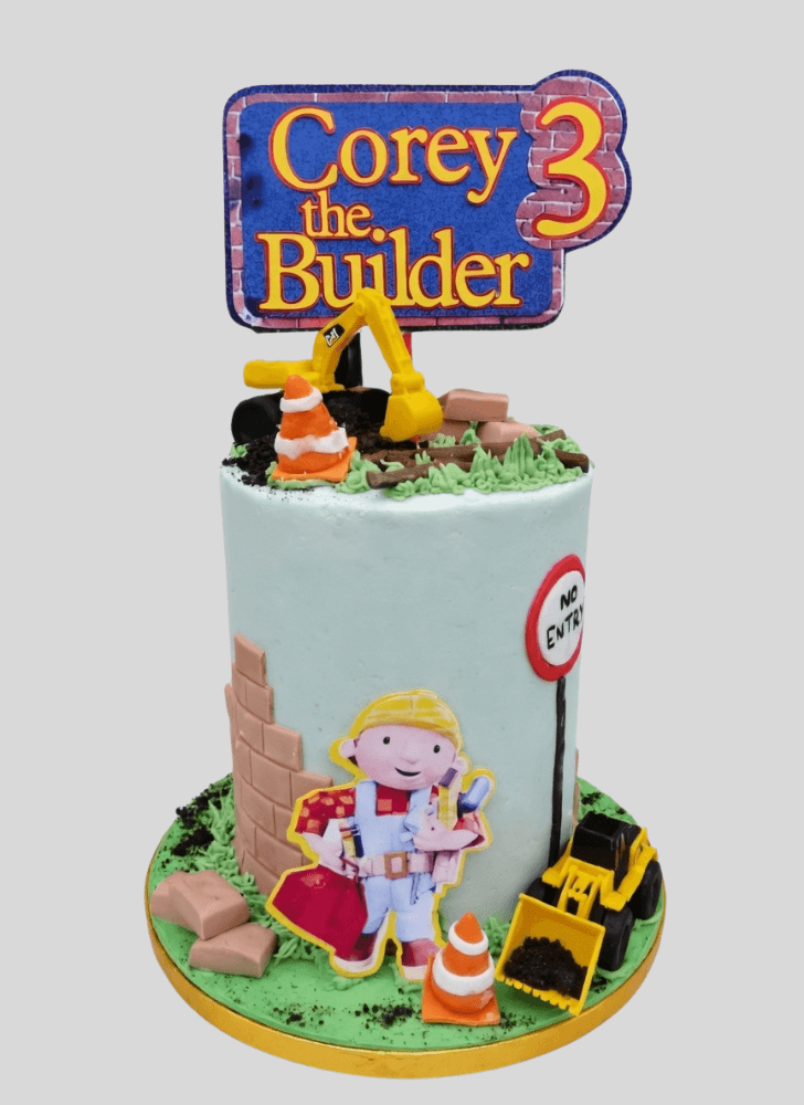 Resplendent Bob The Builder Cake