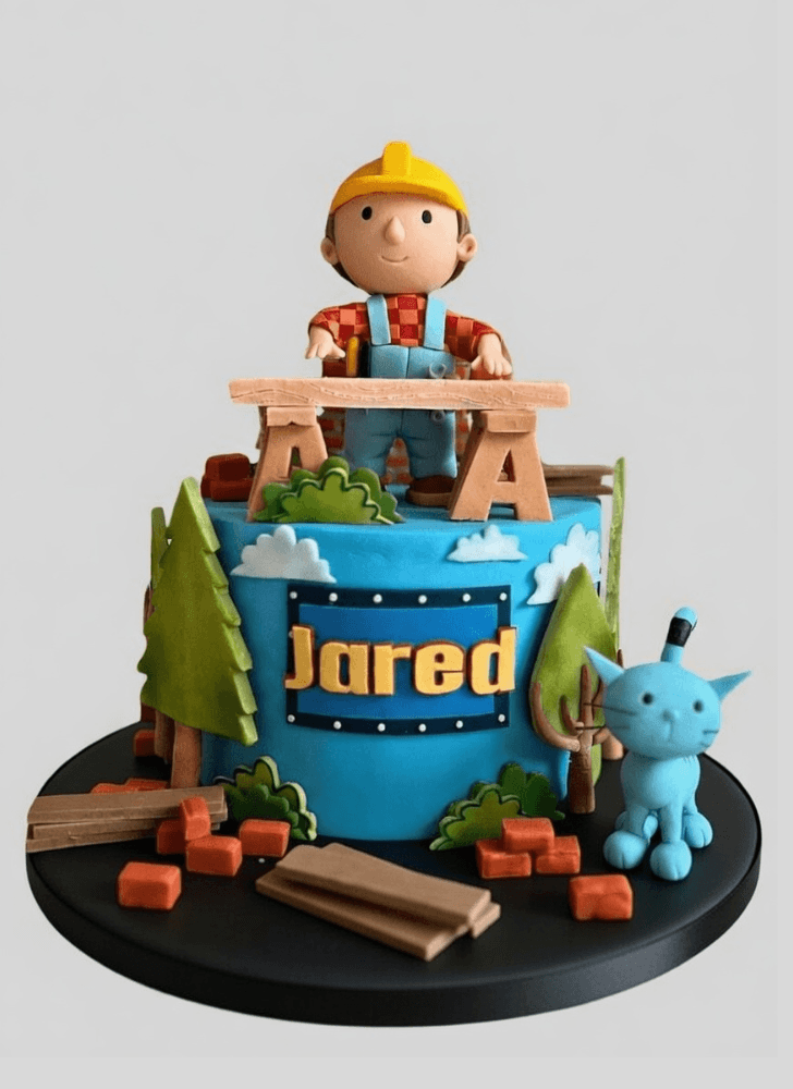 Slightly Bob The Builder Cake