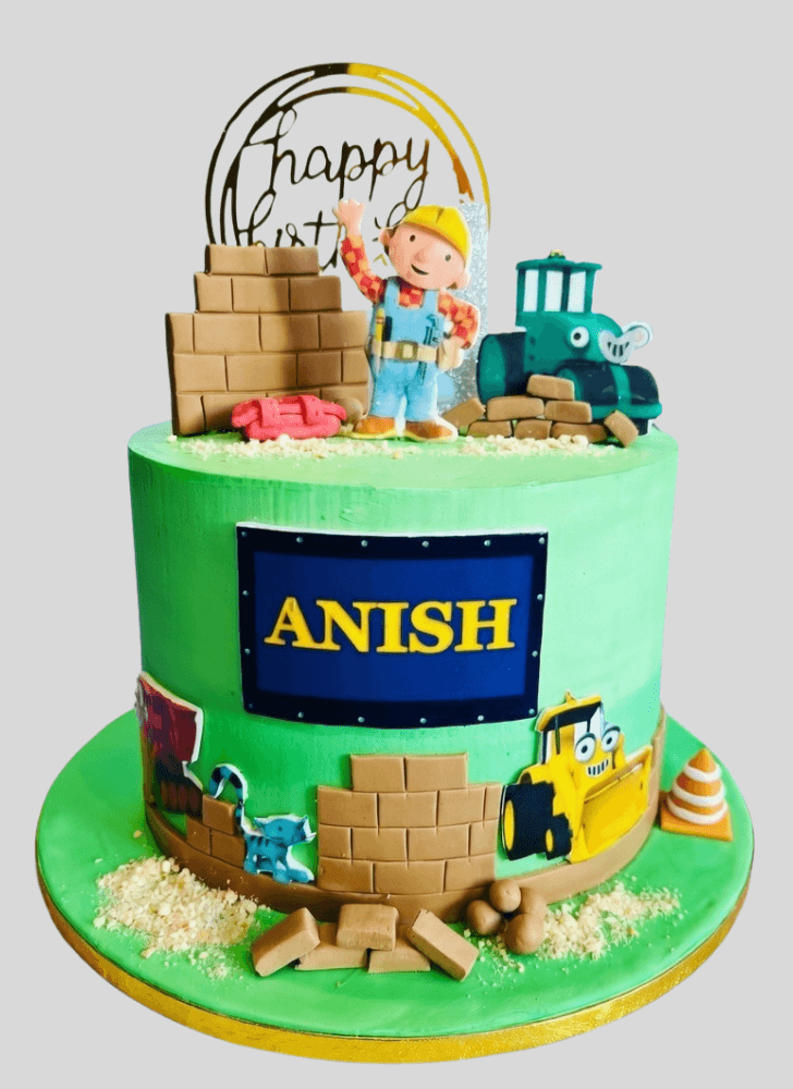 Wonderful Bob The Builder Cake Design