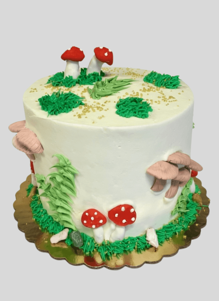 Adorable Mushroom Cake