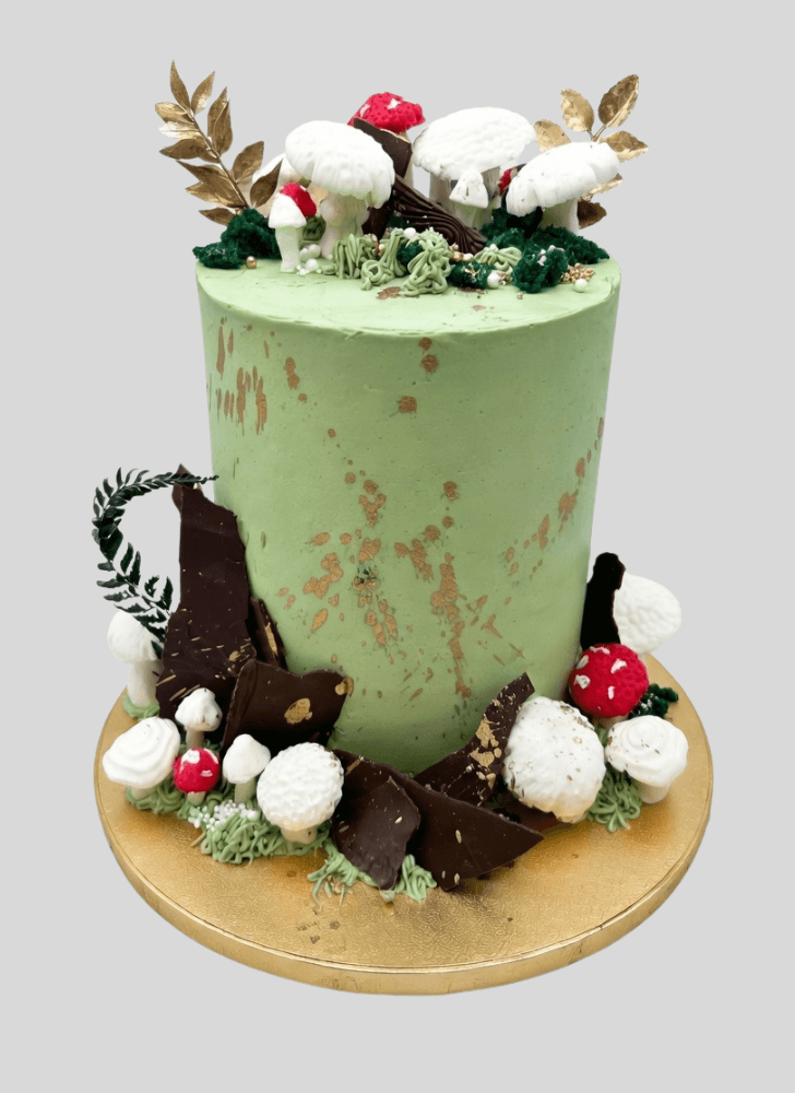 Alluring Mushroom Cake