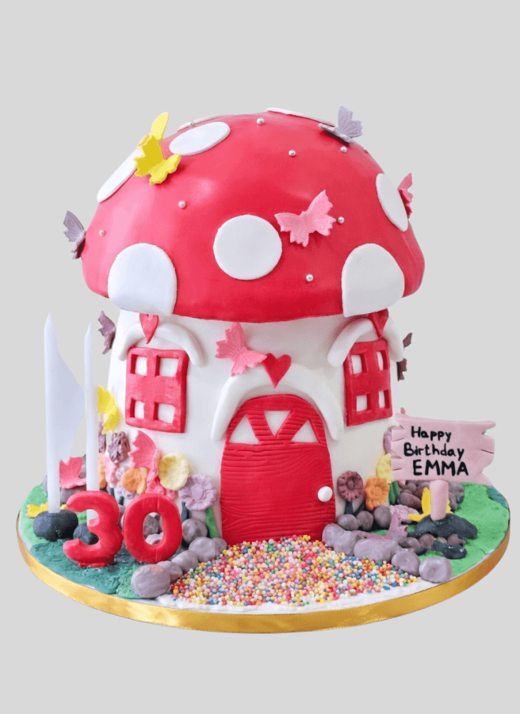 Appealing Mushroom Cake