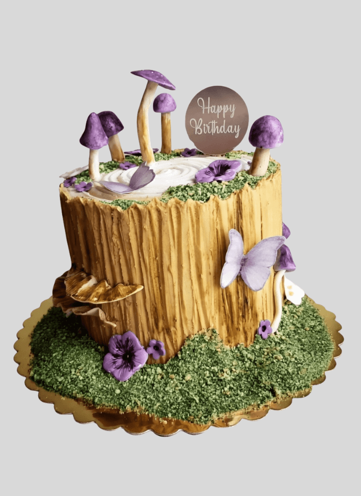 Elegant Mushroom Cake