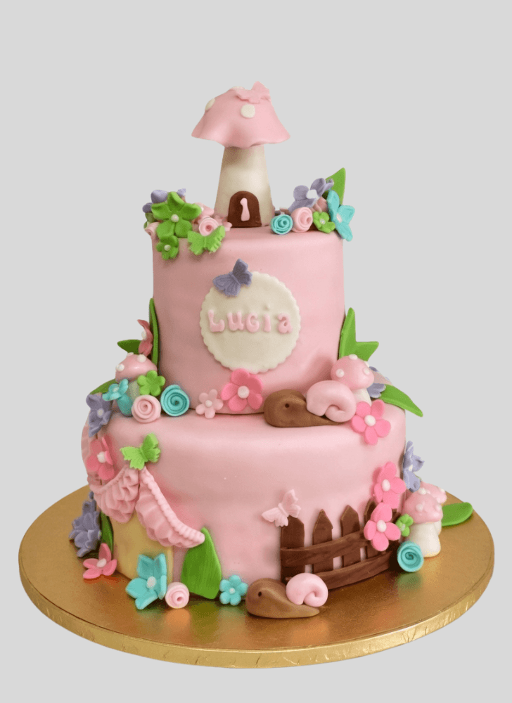 Enticing Mushroom Cake