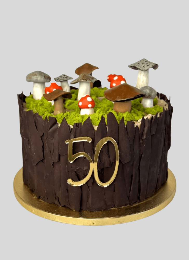 Handsome Mushroom Cake