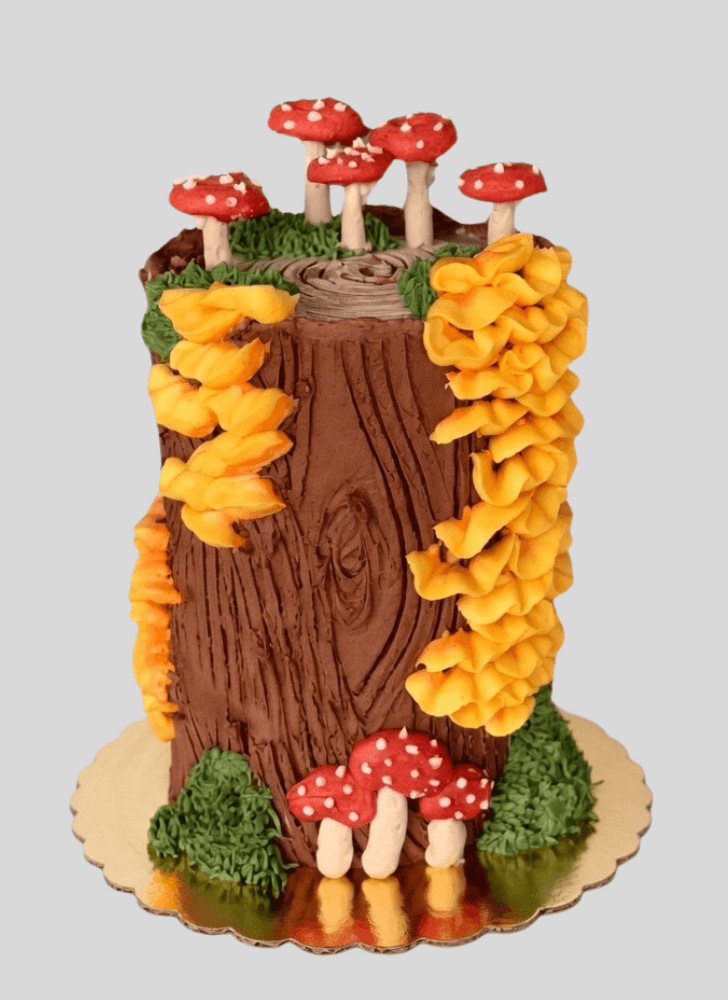 Lovely Mushroom Cake Design