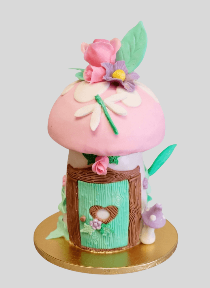 Pretty Mushroom Cake