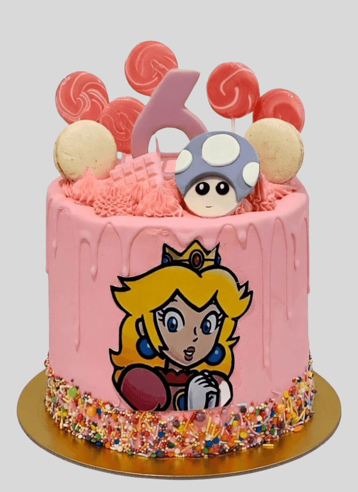 Adorable Princess Peach Cake