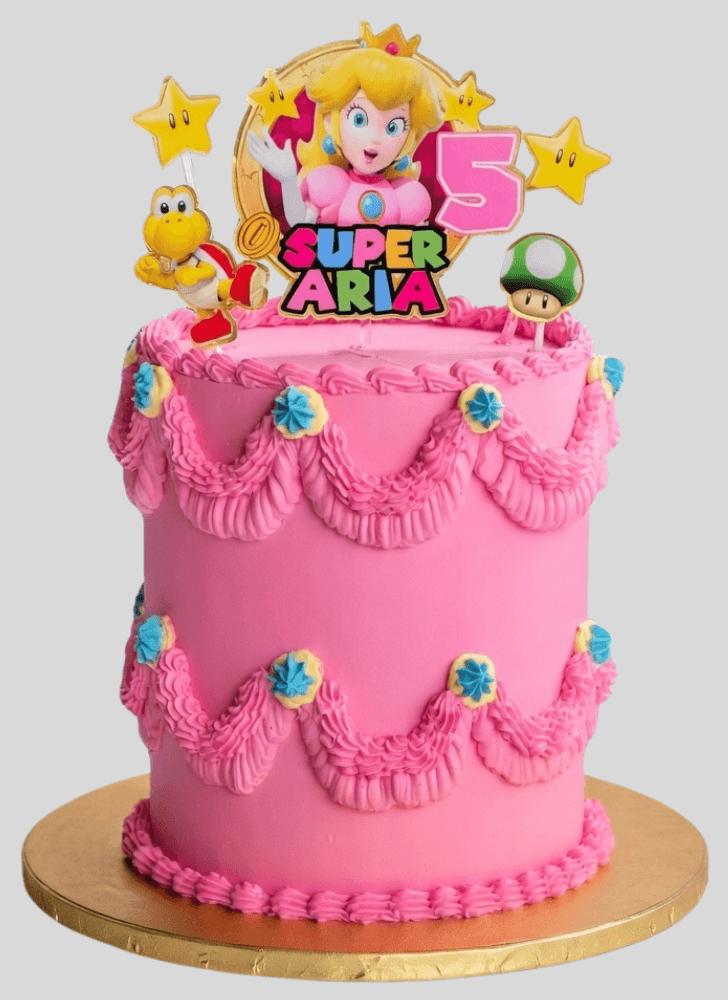 Bewitching Princess Peach Cake