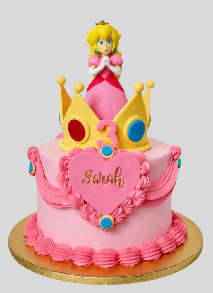Comely Princess Peach Cake