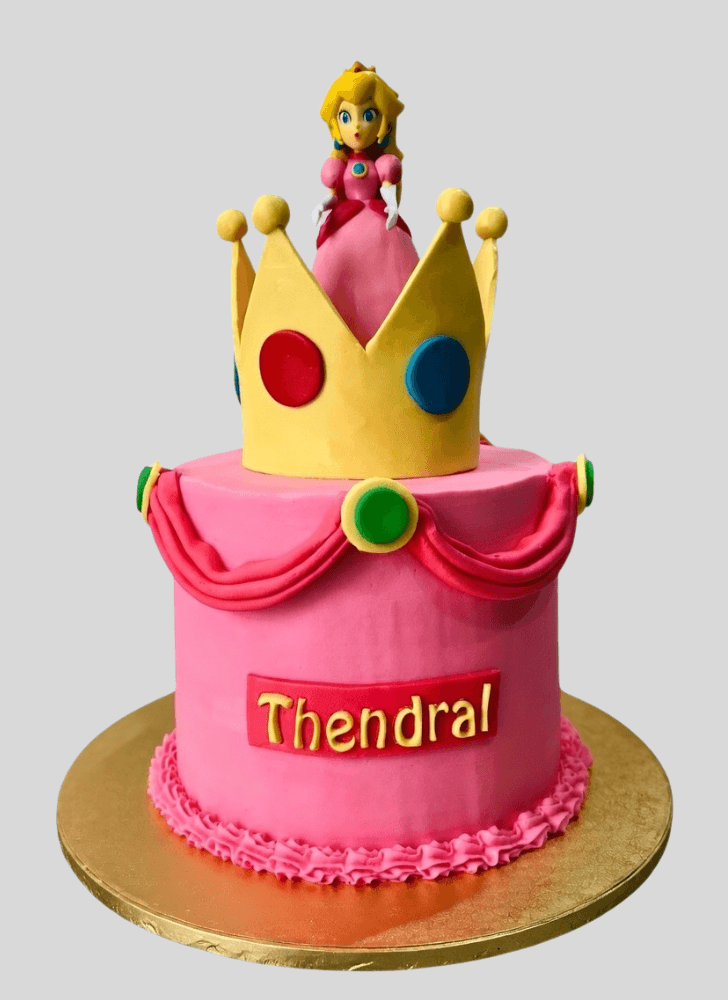 Cute Princess Peach Cake