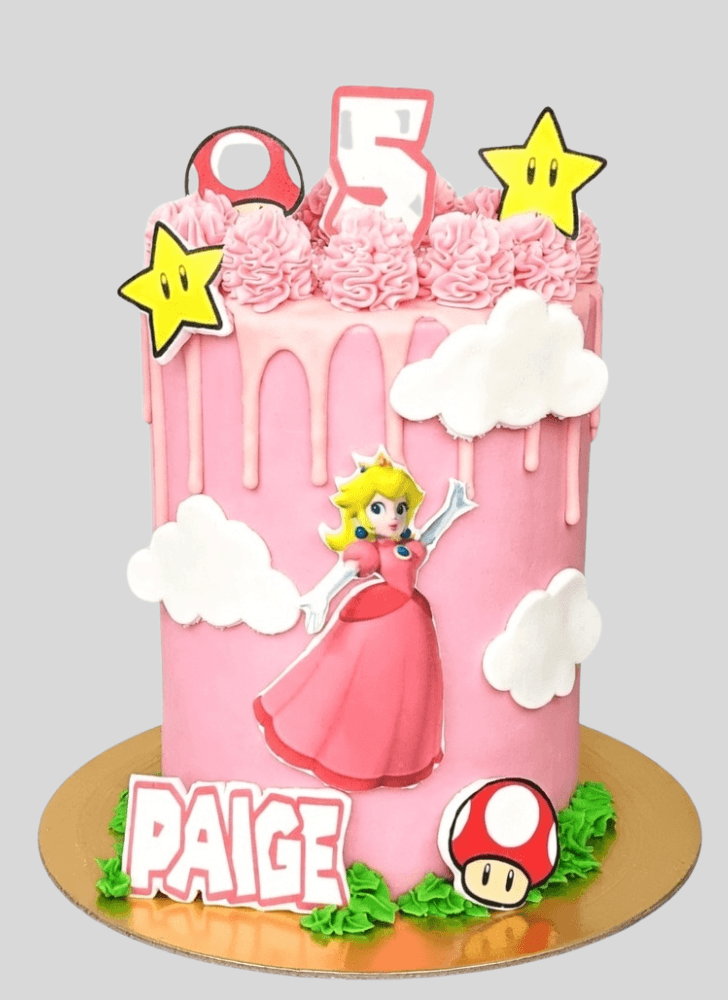 Magnetic Princess Peach Cake