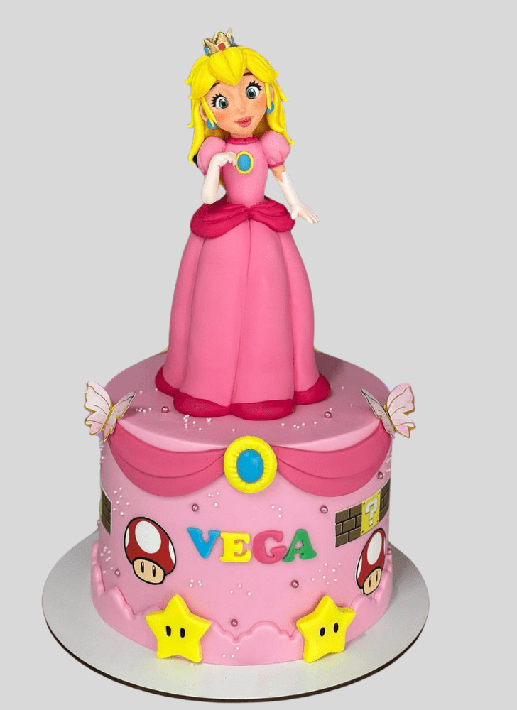Magnificent Princess Peach Cake