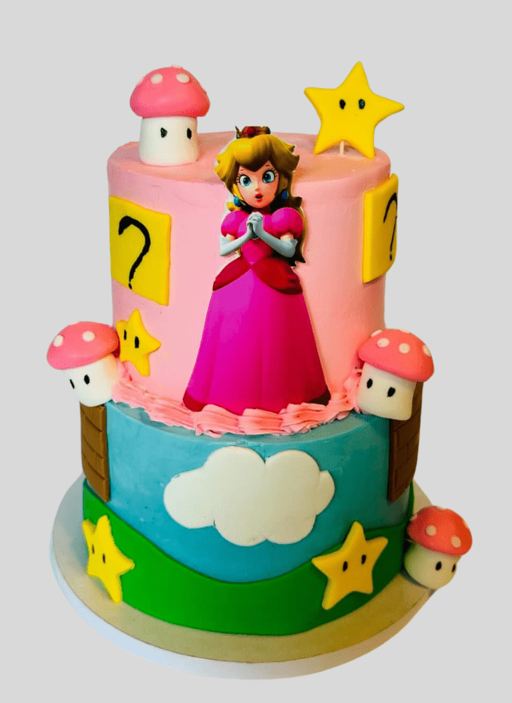 Mesmeric Princess Peach Cake