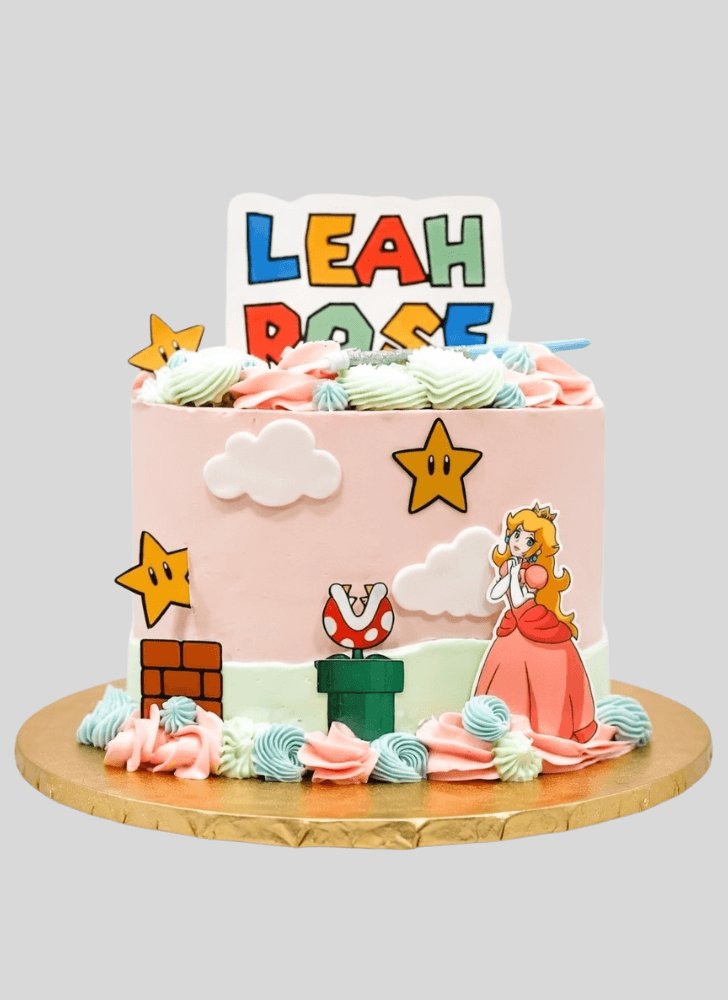 Stunning Princess Peach Cake