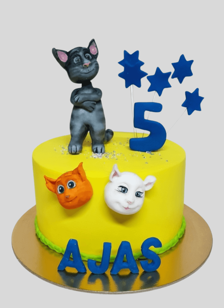 Angelic Talking Tom Cake