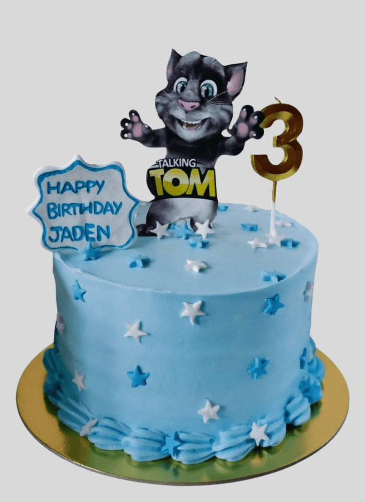 Beauteous Talking Tom Cake